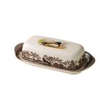 Spode Butter Dishes BROWN - Woodland Mallard Covered Butter Dish