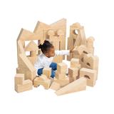 U.S. Toy Company Toy Building Sets - Wood-Look Foam Block Set