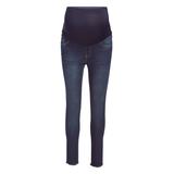 Times 2 Women's Denim Pants and Jeans Dark - Dark Wash Frayed-Hem Maternity Skinny Jeans - Plus Too