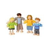 U.S. Toy Company Dolls - Posable Four-Piece Dollhouse Family Set
