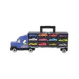 Constructive Playthings Toy Cars and Trucks - Transport Car Carrier Set