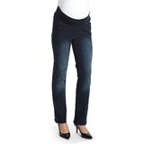 Times 2 Women's Denim Pants and Jeans Medium - Medium Wash Under-Belly Maternity Straight-Leg Jeans - Plus Too