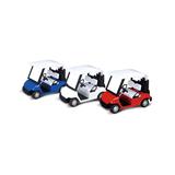 A to Z Toys Toy Cars and Trucks - 4.5'' Die-Cast Metal Golf Cart Toy Set