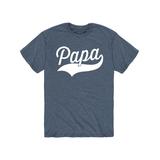 Instant Message Mens Men's Tee Shirts HEATHER - Heather Blue 'Papa' Tee - Men