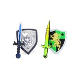 A to Z Toys Dress Up Sets - Green & Black Foam Sword & Shield Set