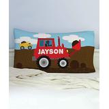 Personalized Planet Pillow Cases - He Loves Construction Personalized Pillowcase