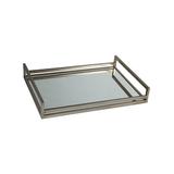 Signature Design by Ashley Furniture Decorative Trays 1 - Silvertone Derex Mirrored Tray