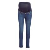 Times 2 Women's Denim Pants and Jeans Medium - Medium Wash Over-Belly Maternity Skinny Jeans - Plus Too