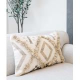 Signature Design by Ashley Furniture Throw Pillows Natural - Natural Liviah Shag-Accent Throw Pillow