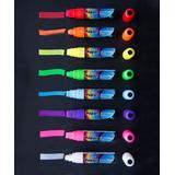 a'la Board Markers - Fluorescent Dry-Erase 15-mm Tip Marker - Set of Eight