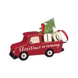 Primitives by Kathy Countdown Calendars Truck - Red 'Christmas Is Coming' Truck Advent Calendar Table Decor