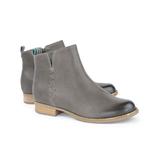 Revitalign Women's Casual boots Grey - Gray Santiago Leather Ankle Boot - Women
