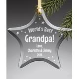Personalized Planet Ornaments - 'World's Best' Personalized Ornament