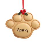 Personalized Planet Ornaments - Pawprint Personalized Ornament