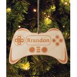 Personalized Planet Ornaments - Wood Video Game Controller Personalized Ornament
