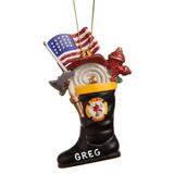 Personalized Planet Ornaments - Fireman Boot Personalized Ornament