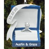 Personalized Planet Ornaments - Wedding Ring Personalized Ornament
