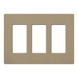 Lutron 26466 - SC-3-MS SC 3-GANG WALLPLATE MS MOCHASTONE Wall Plates