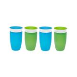 Munchkin Boys' Sippy Cups - Green & Blue Miracle 360 10-Oz. Sippy Cup - Set of Four