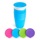 Munchkin - Blue 14-Oz. Miracle 360o Cup & Lids