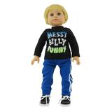 American Fashion World Doll Clothing - Messy Silly Funny Outfit for 18'' Doll