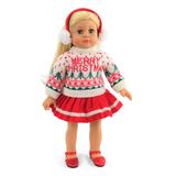 American Fashion World Doll Clothing - Red 'Merry Christmas' Outfit for 18'' Doll