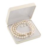 Splendid Pearls Women's Bracelets White - White Cultured Pearl Necklace Set