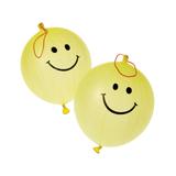 U.S. Toy Company - Yellow Smile Punch Balloon - Set of 12