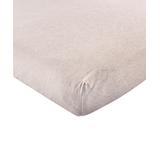 Hudson Baby Crib Sheets Heather - Heather Oatmeal Cotton Fitted Crib Sheet