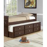 Donco Kids Beds DARK - Cappuccino Mission Twin Bed & Trundle