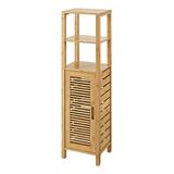 Linon Home Cabinets Natural - Natural Bamboo Bracken Mid Cabinet
