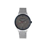 Morphic M65 Series Bracelet Watch w/Day/Date Silver/Grey MPH6501