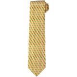 Men's Vineyard Vines Yellow Arnold Palmer Umbrella Logo Tie