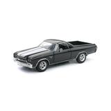New-Ray Toys Toy Cars and Trucks black - Black 1970 Chevrolet EL Camino SS Die Cast Toy Car