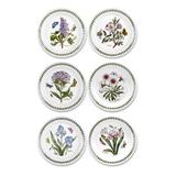 Portmeirion Plates WHITE - Botanic Garden Assorted Motif Salad Plate - Set of Six