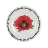 Portmeirion Plates WHITE - Botanic Garden Poppy Melamine Salad/Dessert Plate - Set of Four