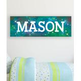 Personalized Planet Canvases - Blue & Green Personalized LED Light-Up Canvas