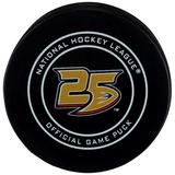 Anaheim Ducks Unsigned 25th Anniversary Season Official Game Puck