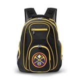 "Black Denver Nuggets Trim Color Laptop Backpack"