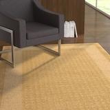 Brown/White Area Rug - Three Posts™ Galipeau Hand-Loomed Wool Beige Area Rug Wool in Brown/White, Size 96.0 W x 0.5 D in | Wayfair