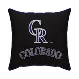 Black Colorado Rockies 18" x Plush Team Logo Decorative Throw Pillow