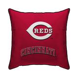 Red Cincinnati Reds 18" x Plush Team Logo Decorative Throw Pillow