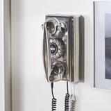 Williston Forge Classic Wall Phone in Gray, Size 9.5 H x 5.0 W x 7.0 D in | Wayfair AE5CBD976BC74FB489355EB653E6664C