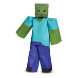 Disguise Boys' Costume Outfits - Minecraft Zombie Prestige Dress-Up Set - Boys