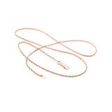 Yeidid International Women's Necklaces - 18k Rose Gold-Plated Rope Chain Necklace