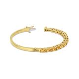 Sofia B Women's Bracelets Yellow - Citrine & 18k Gold-Plated Oval-Cut Bracelet