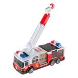 Trademark Global Toy Cars and Trucks - Light-Up Noisemaking Toy Fire Truck