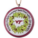Virginia Tech Hokies Metal Ornament