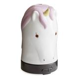 Airome by Candle Warmers Home Fragrance Diffusers and Oil White/ - White & Pink Unicorn Ultrasonic Essential Oil Diffuser
