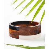 ZAD Women's Bracelets - Wood Segmented Bangle